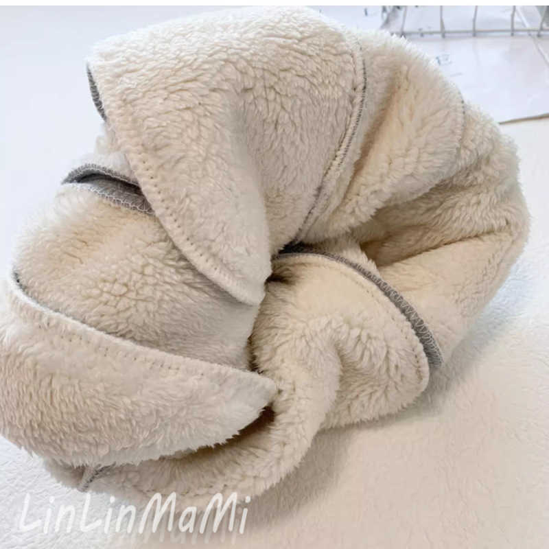 Jeans Linlin Mommy 2025 Winter Childrens Velvet Pants Lamb Velvet Male Baby Warm Sports Casual Pants TrendyY2502274M63