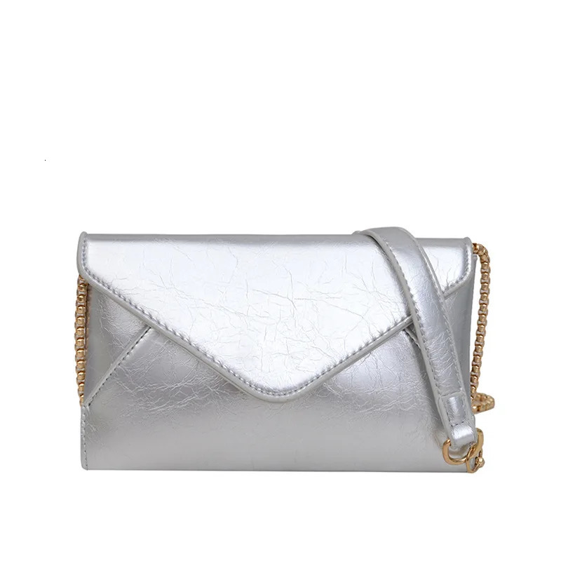 Ship from US Korean version shoulder chain bag for women fashionable and stylish envelope crossbody versatile change phone 250227FBB