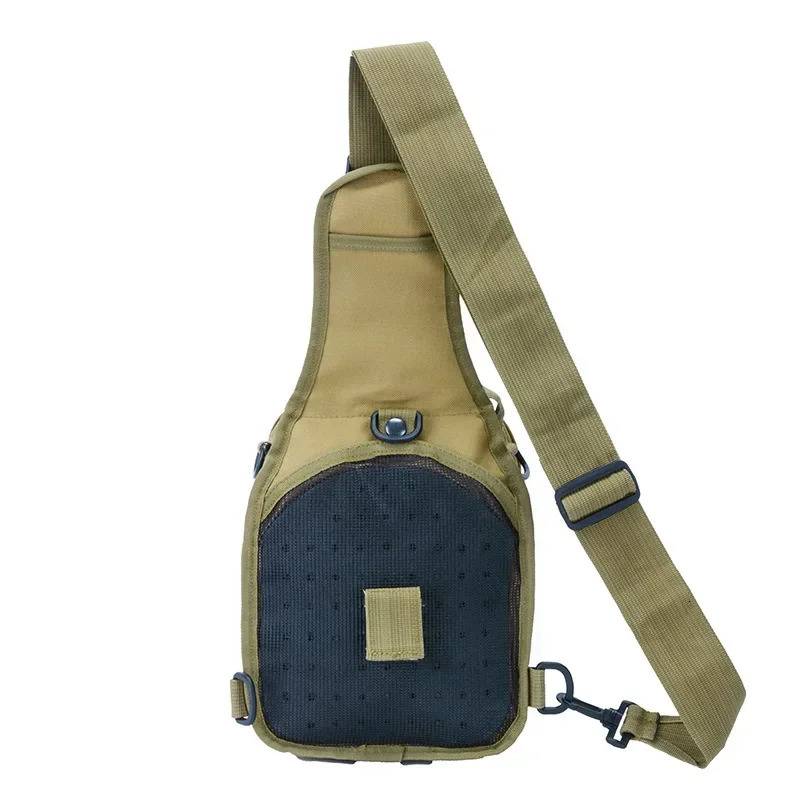 Ship from US Field mountaineering army camouflage waterproof single shoulder diagonal cross outdoor tactical messenger bag mens breast 250227FBB