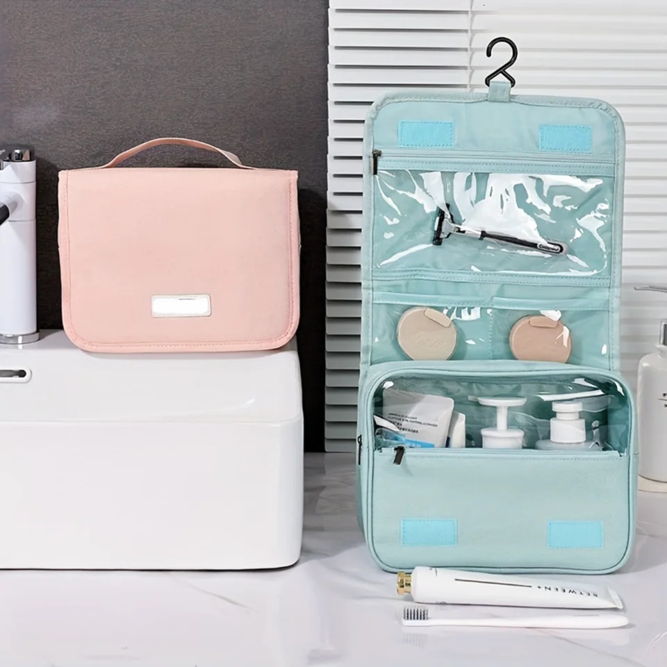 Ship from US Laundry Bag Spacious Multi functional Hook ned for Convenient Organization Waterproof Cosmetics and Compact Travel Accessories 250227FBB
