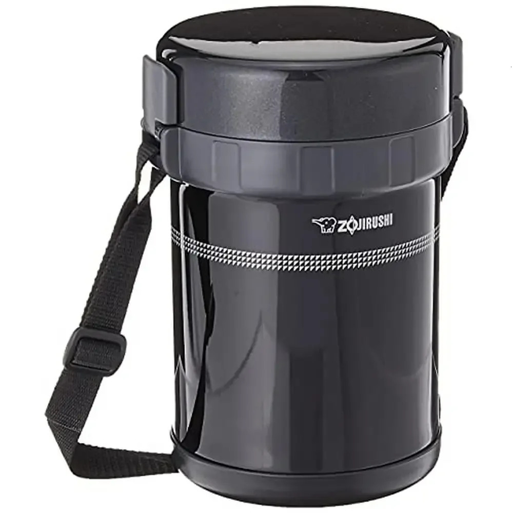 Ship from US Stainless Steel Vacuum Insulated Bento Lunch Jar 3 Containers Forked Spoon Bag 670ml 250227FBB