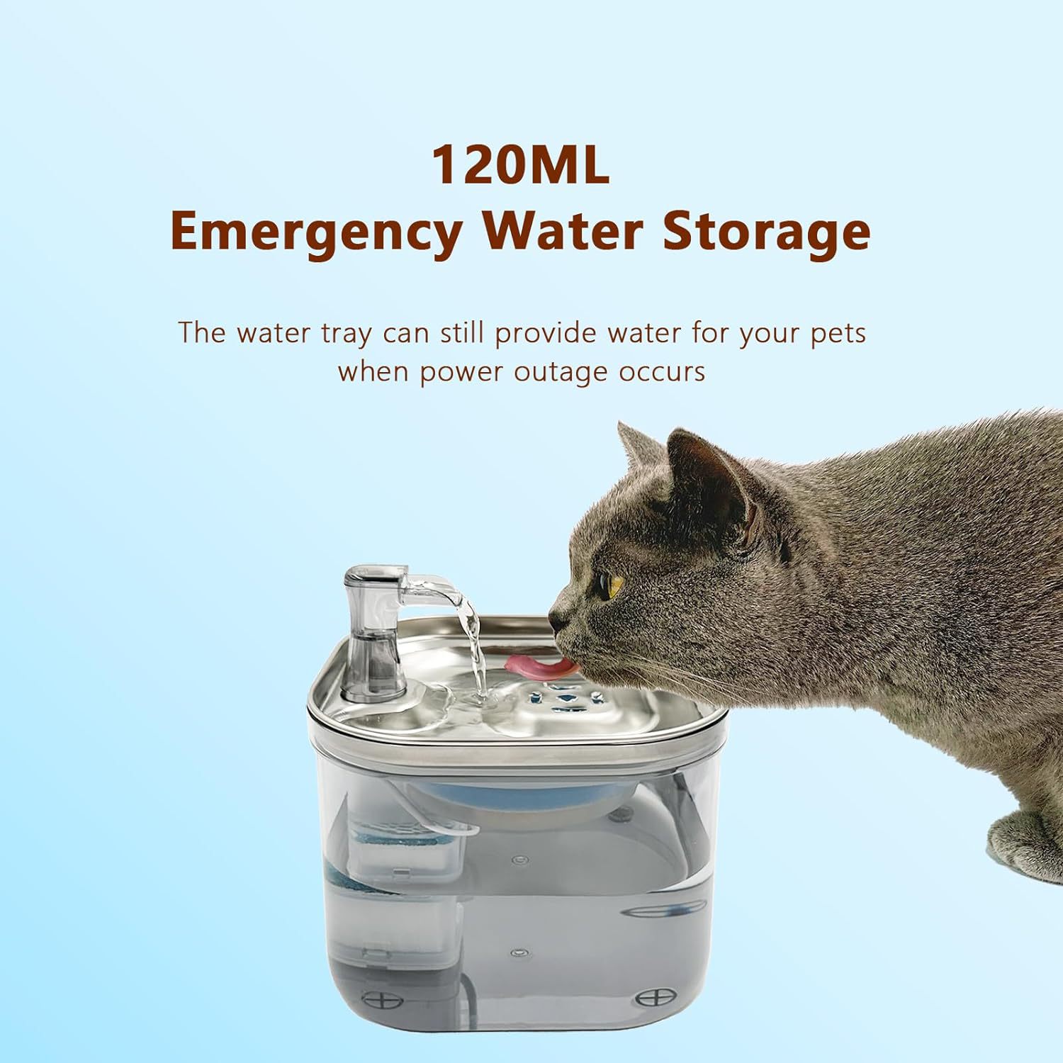 stainless steel pet water dispenser ,automatic fountain senscr