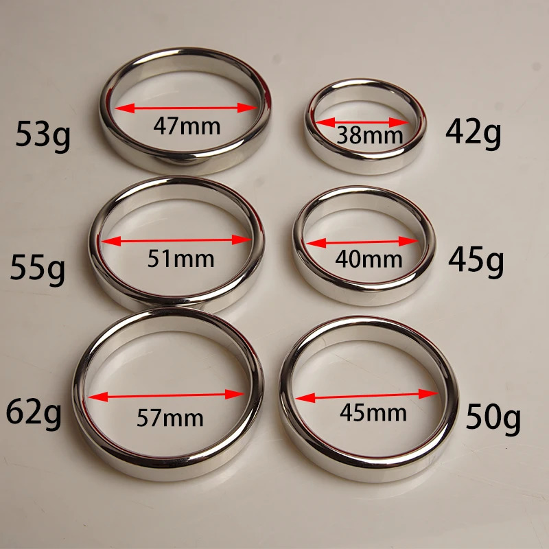 Dick Penis Rings CockringDelay Ejaculation Metal Cock RingTesticles Ball StretcherLarge Erection EnhancerSex Toys for Men 250227