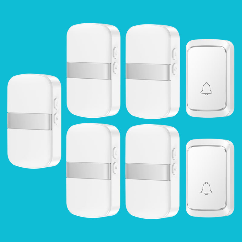 LED Flash Smart Doorbell Wireless Doorbell Home Battery Type DoorBell call Reminder Home Safety Alarm