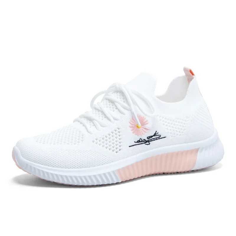 Summer New Sports Shoes Womens Shoes Casual Running Summer Breathable Mesh Small White Shoes Homme Shoussures Sneakers Women Z250227