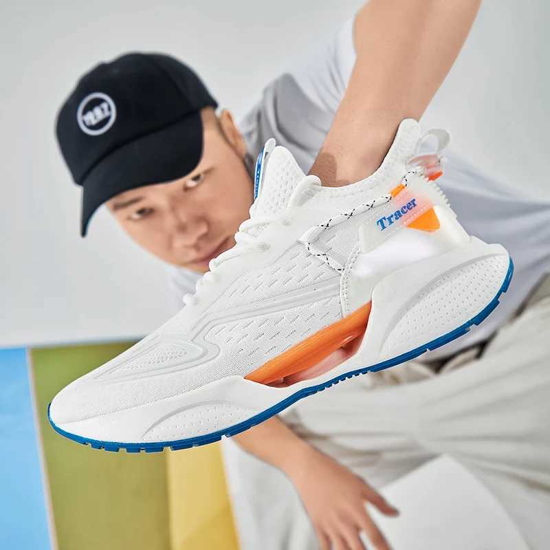 Mens Casual Sneakers Running Shoes Fashion Outdoor Sneaker Fashion Sports Shoes Mesh Breathable Cushioning Basketball Footwear Z250227