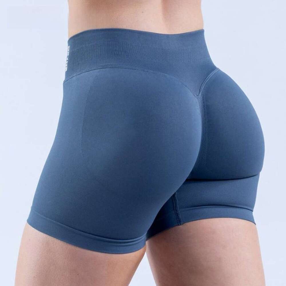 Fiess exercise shorts, women's high waisted yoga no awkward es, lifted buttocks, peach buttocks fiess pants, 2025 temperament versatile new trend