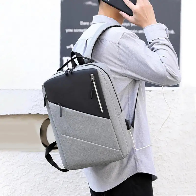 Ship from US Anti Theft Laptop Backpack Travel Airline Approved Waterproof College School Bag With USB Charging Port For Men Women 250227FBB