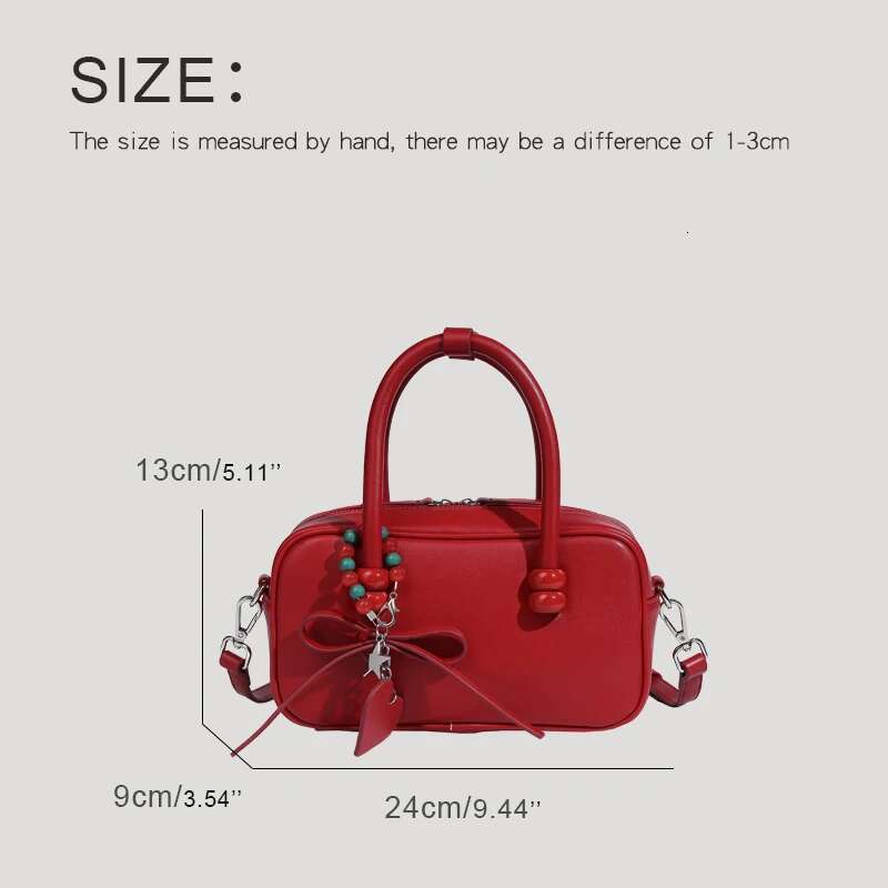 Casual Pillow Bags For Women Designer Handbags Purses 2024 New In PU Beading Sequined Top Handle Small Shoulder Crossbody
