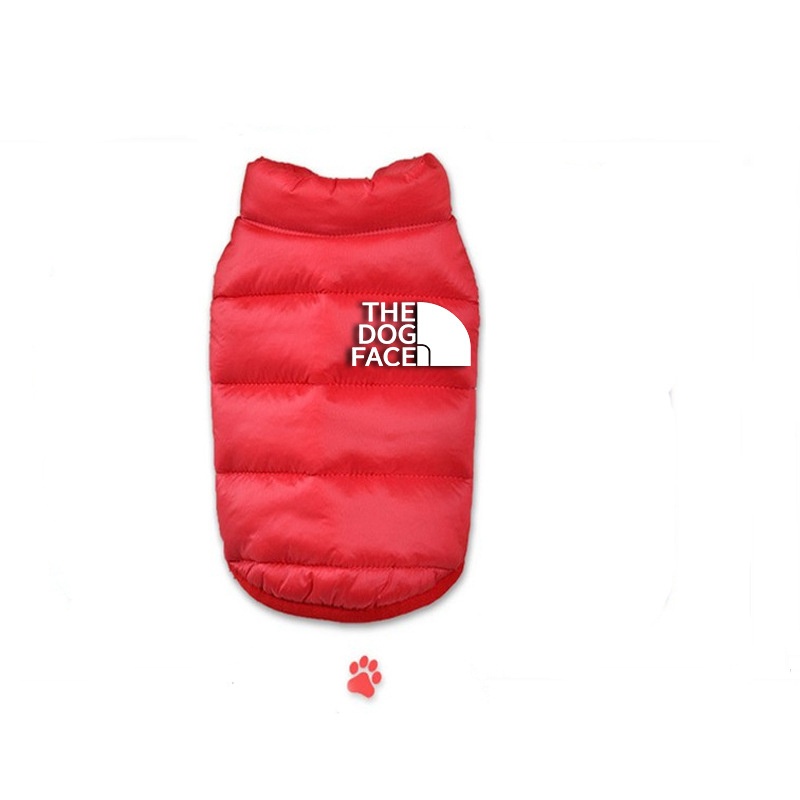 Dog Down Jacket Dog Coat Solid Color Dog Jacket, Warm Coat Windproof Dog Winter Vest, Lightweight Dog Cold Weather Coat for Small Medium Puppy XXL Blu
