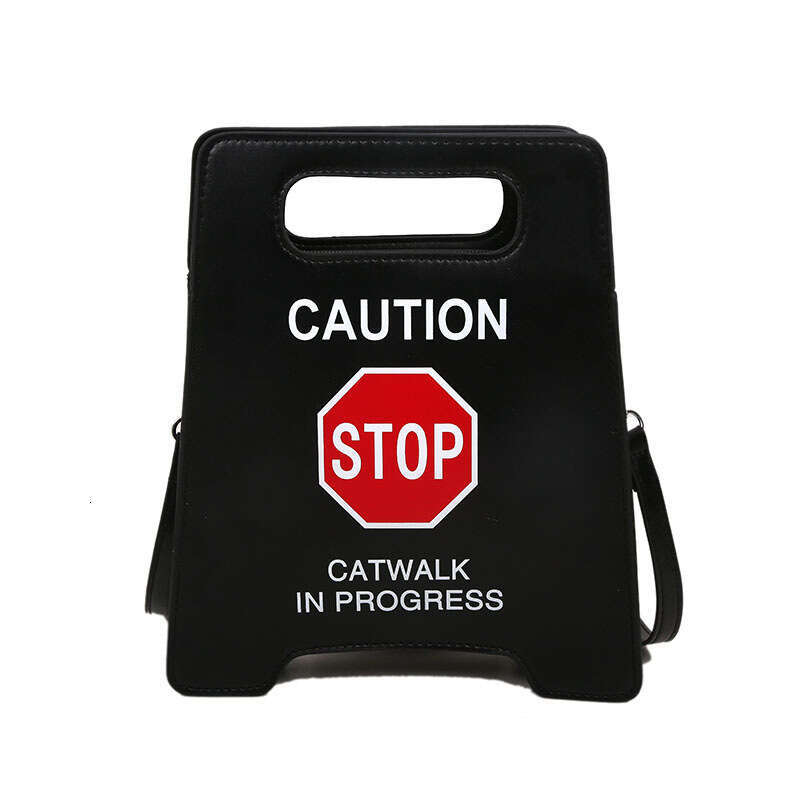 Funny cross for women summer creative parody parking card handbag personality single shoulder bag 2024 new casual versatile fashion clothing