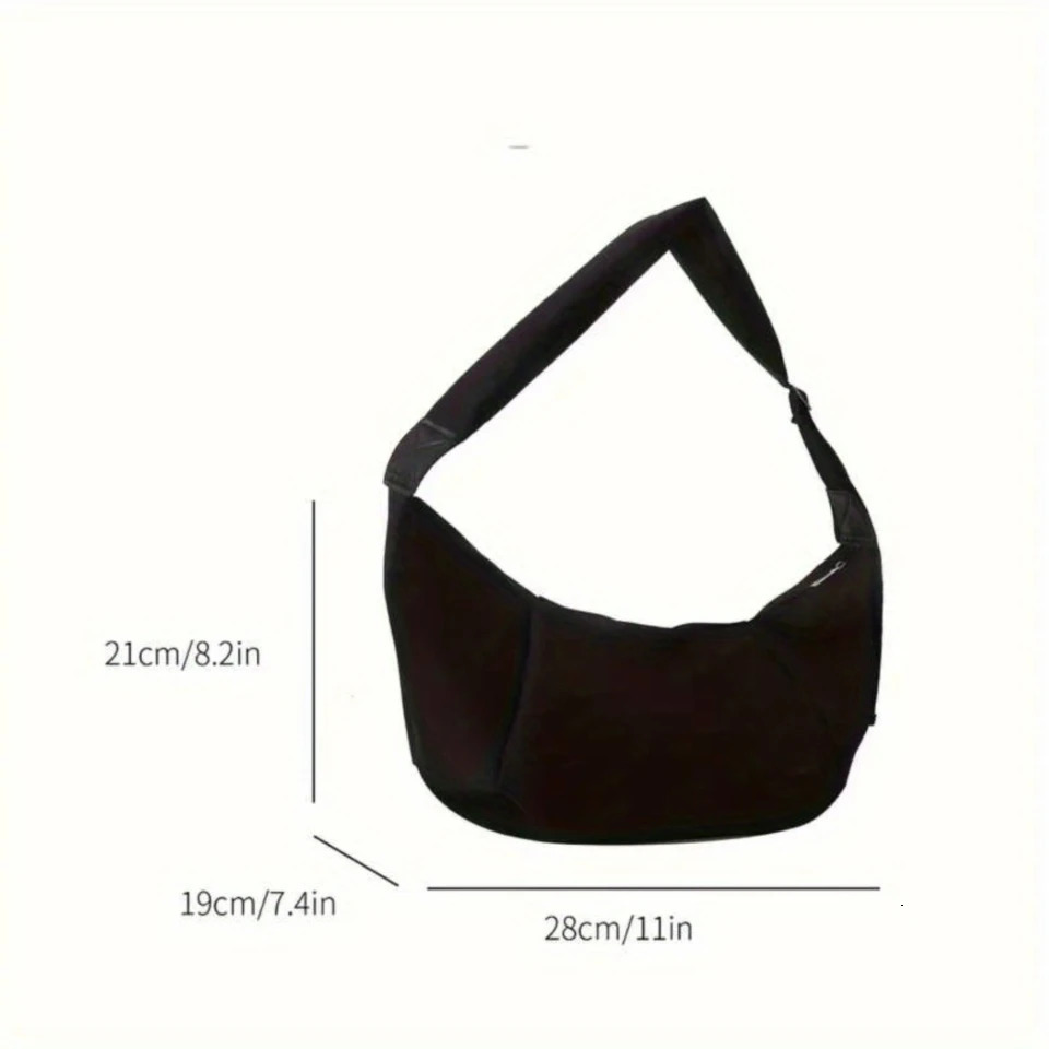 Ship from US Womens Trendy Shoulder Bag Plain Color Crossbody Handbag with Large Capacity 250227FBB