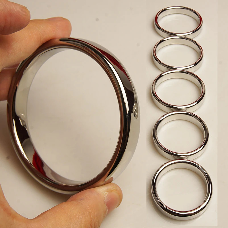 Dick Penis Rings CockringDelay Ejaculation Metal Cock RingTesticles Ball StretcherLarge Erection EnhancerSex Toys for Men 250227