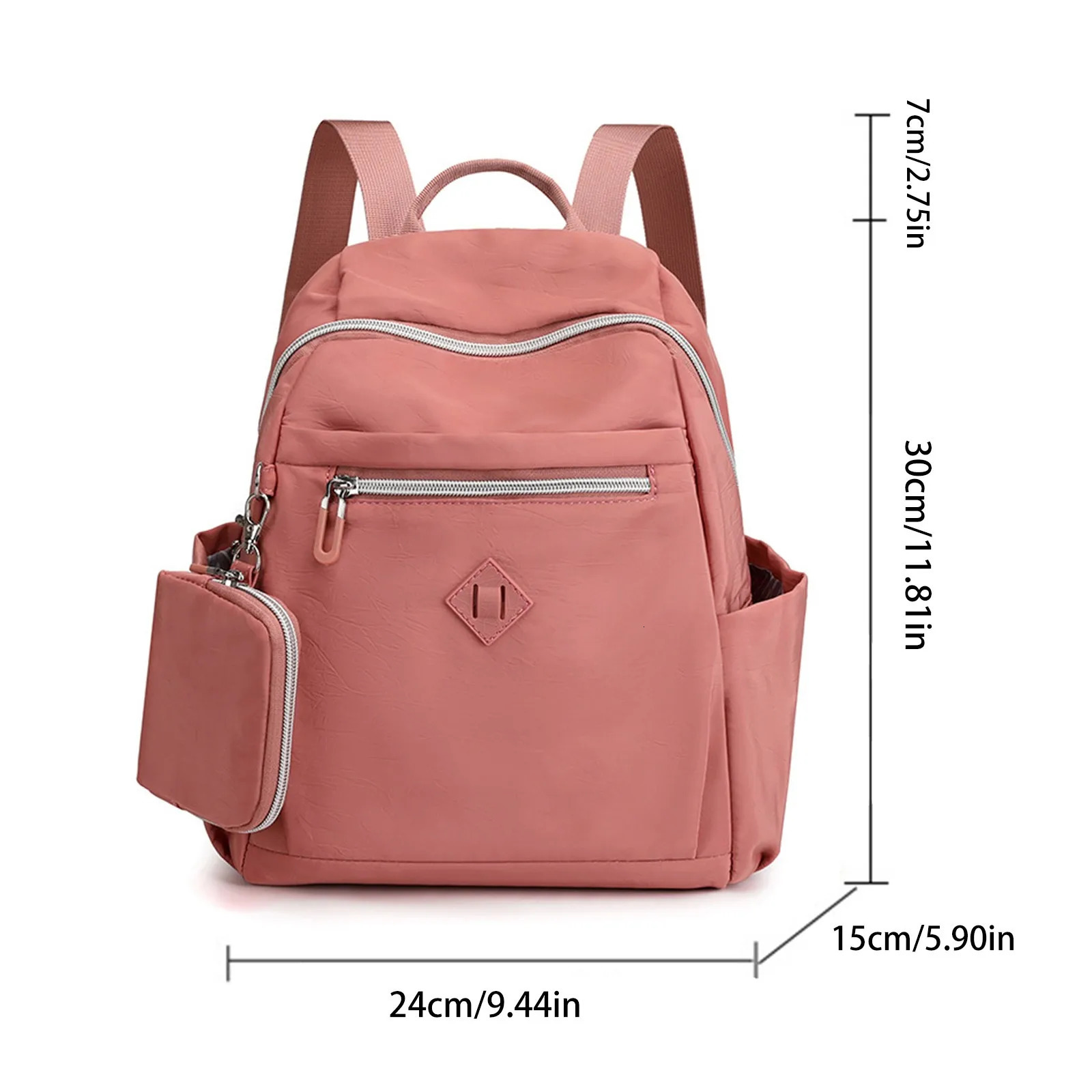 Ship from US Lug Backpack Large Capacity Womens Fashion Travel Bag with Wheels 250227FBB