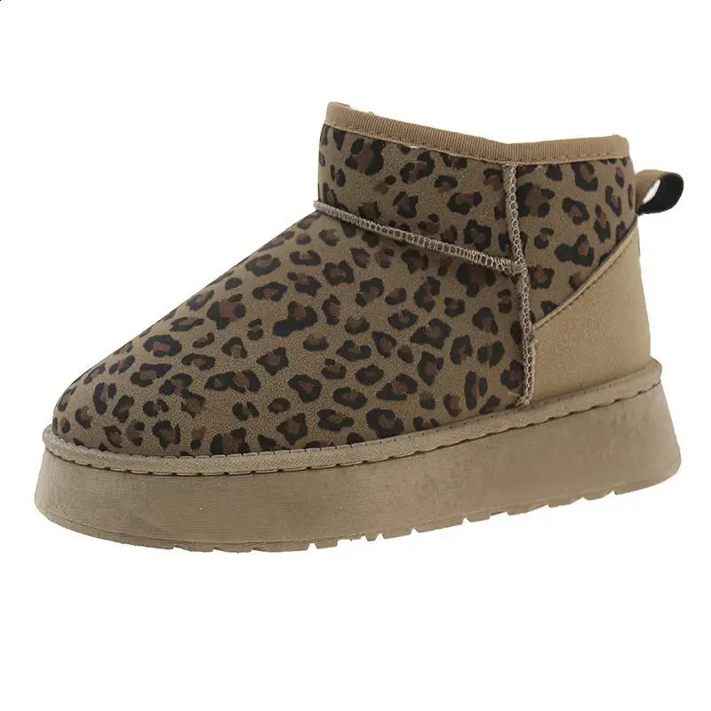 Med Heel Boots Womens Rubber Shoes Rain Australia Winter Footwear Round Toe Boots-Women Flat Autumn Snow 250226
