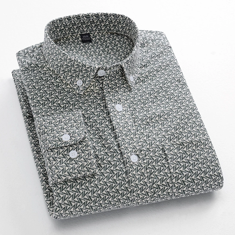 small floral casual shirts sanded printed cardigan mens shirt cotton oxford long sleeve lapel leisure trend youth retro shirts plus size xxxl tops