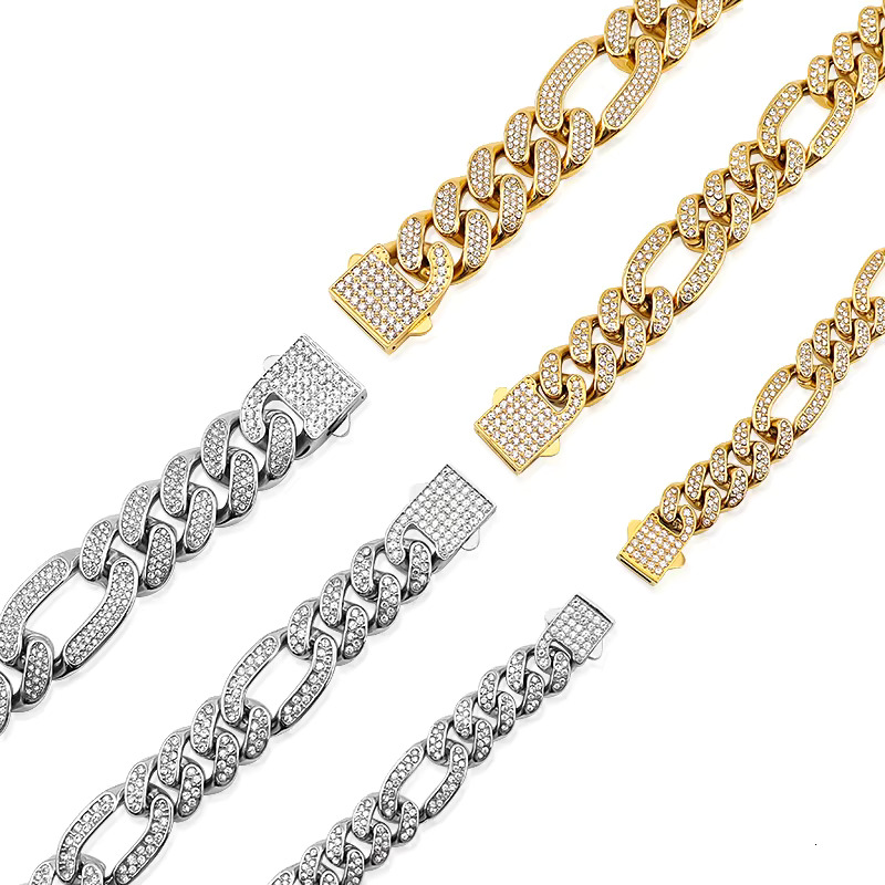 Stainless Steel Franco Wholesale Hip Hop Bg 14k Gold Moissanite Cuban k Chain Necklace for Men Women