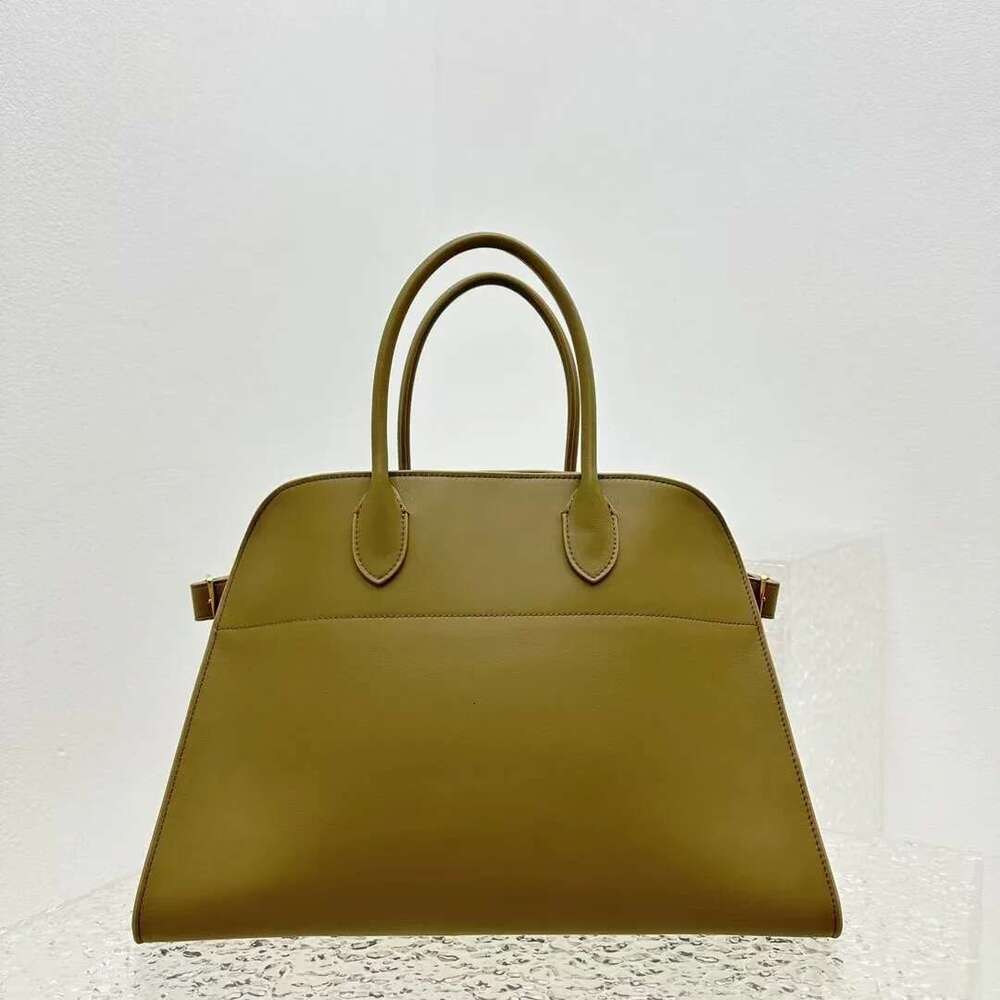Women's Bags High Quality Margaux Cowhide Handbag Shoulder Margaux Soft Genuine Leather Large Capacity Suede Tote Bag