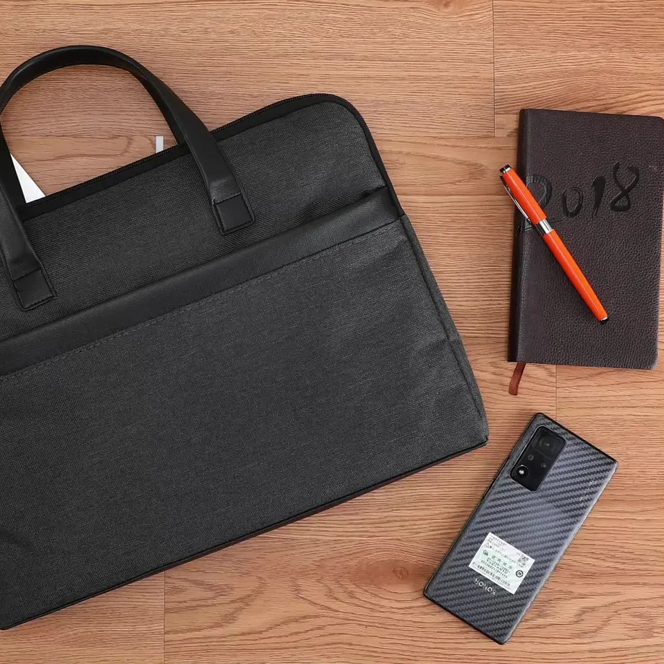 Ship from US Mens business briefcase highend waterproof computer package office bag handbag 250227FBB