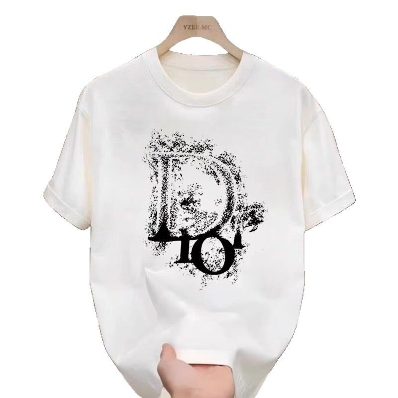 2025 New Short Sleeved Men's T-shirt Designer Ins Trendy Hip-hop Style Round Neck Bottom Top For Summer Cool