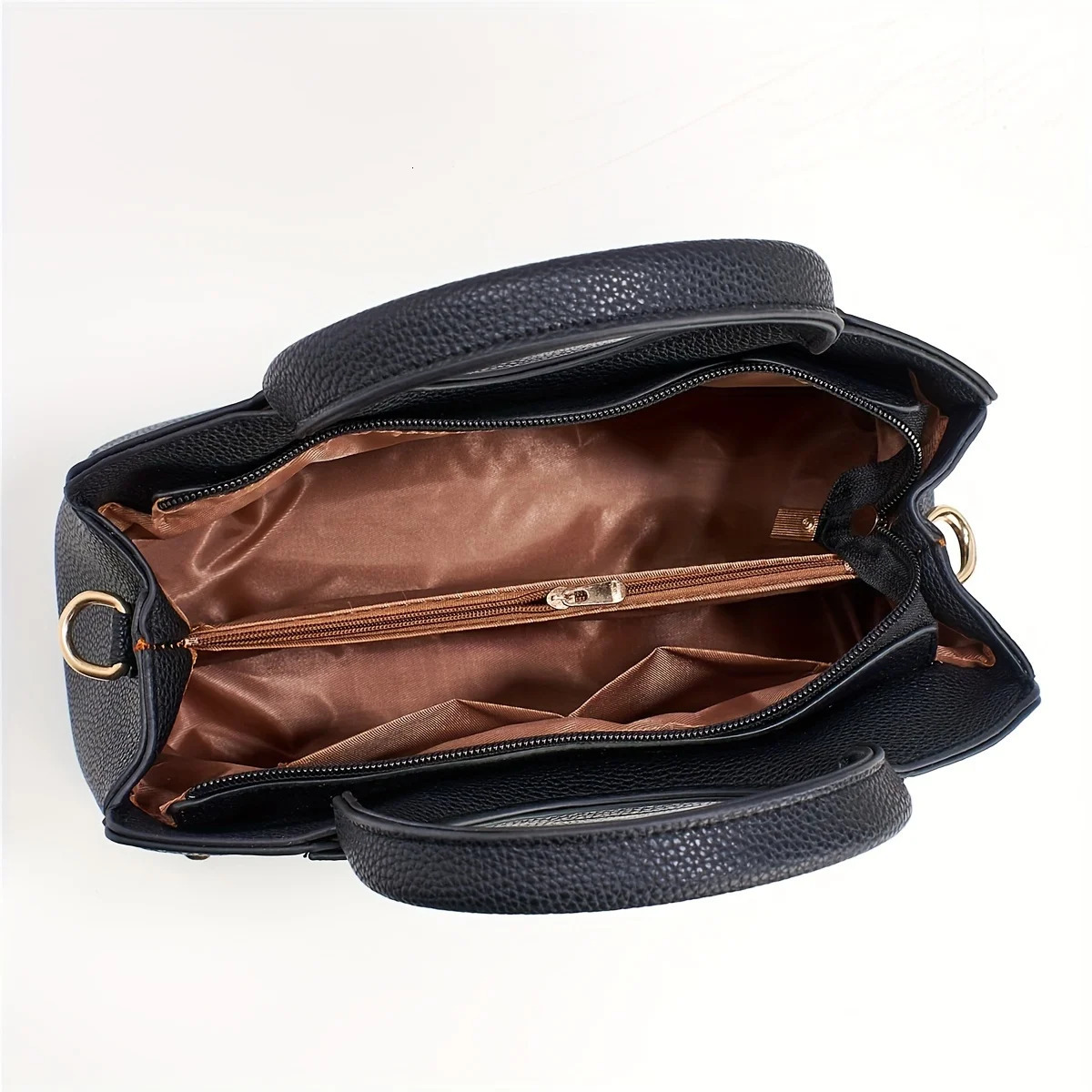 Ship from US Elegant Shoulder Bag Stylish Clutch Zipper Closure Timeless Solid Color n Perfect for the Modern Woman 250227FBB