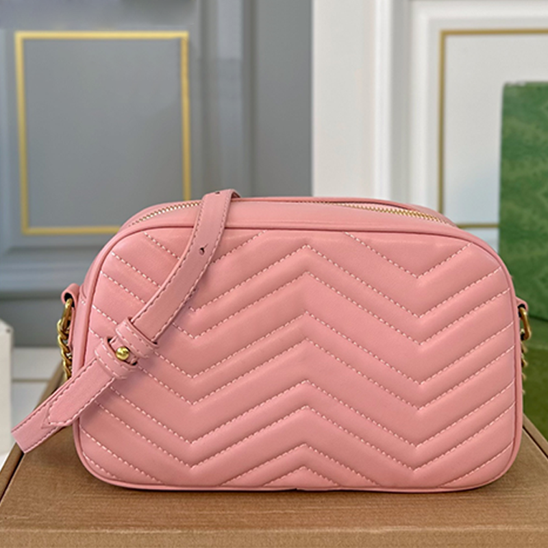 Retro camera classic wavy striped fashionable commuting designer women's shoulder high-end handbag practical crossbody shopping bag