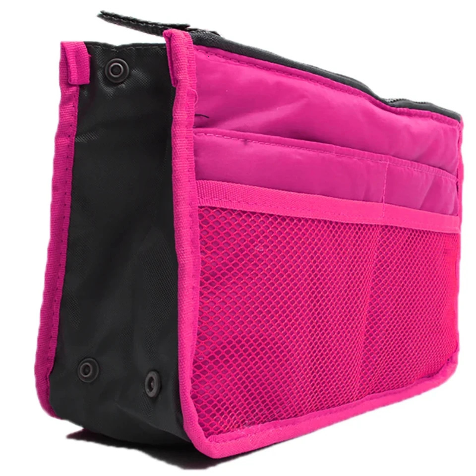 Ship from US Multi Colors Bag In Makeup Handbag Organizer Insert Functional Women CosmeticTravel Bags 250227FBB