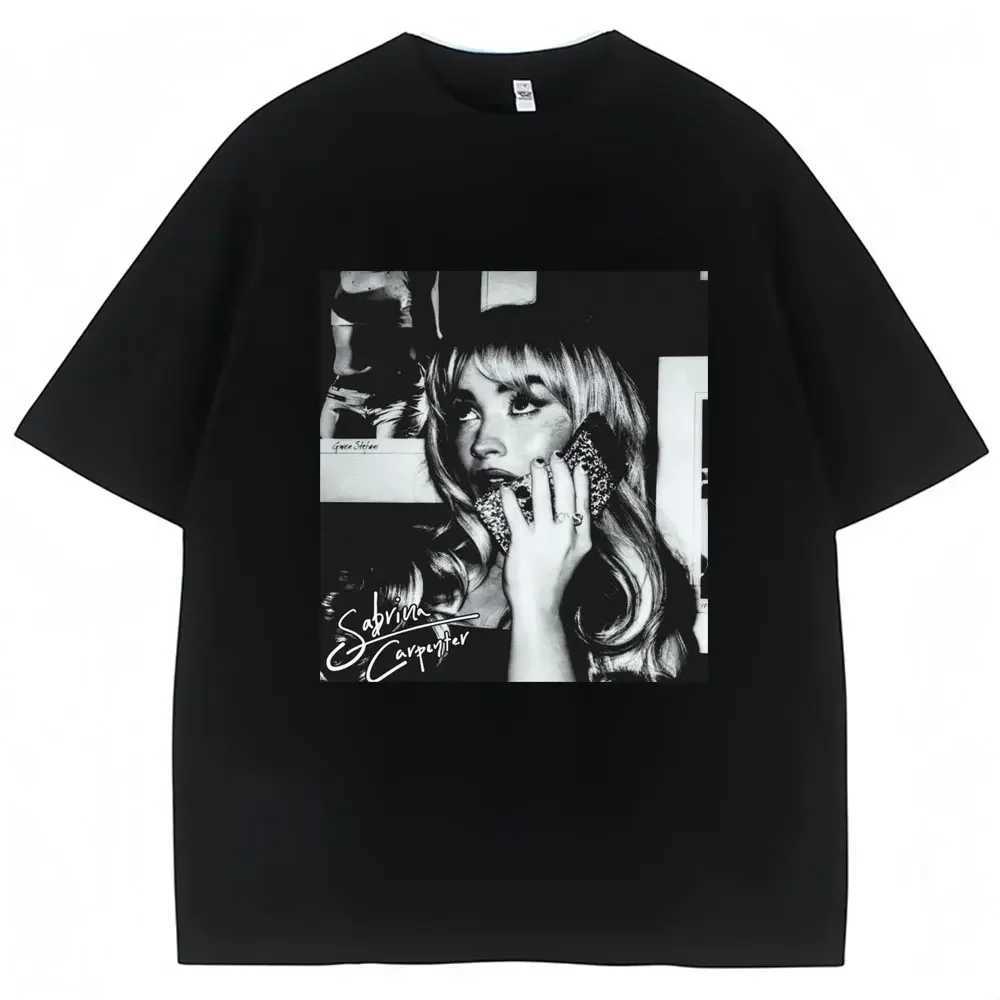 Vintage Sabrina Carpenter T-shirt Short N Swt Tour Fashion Hip Hop Cotton Oversized T Shirt Men Women Y2k T Shirts Fans Gift X250227