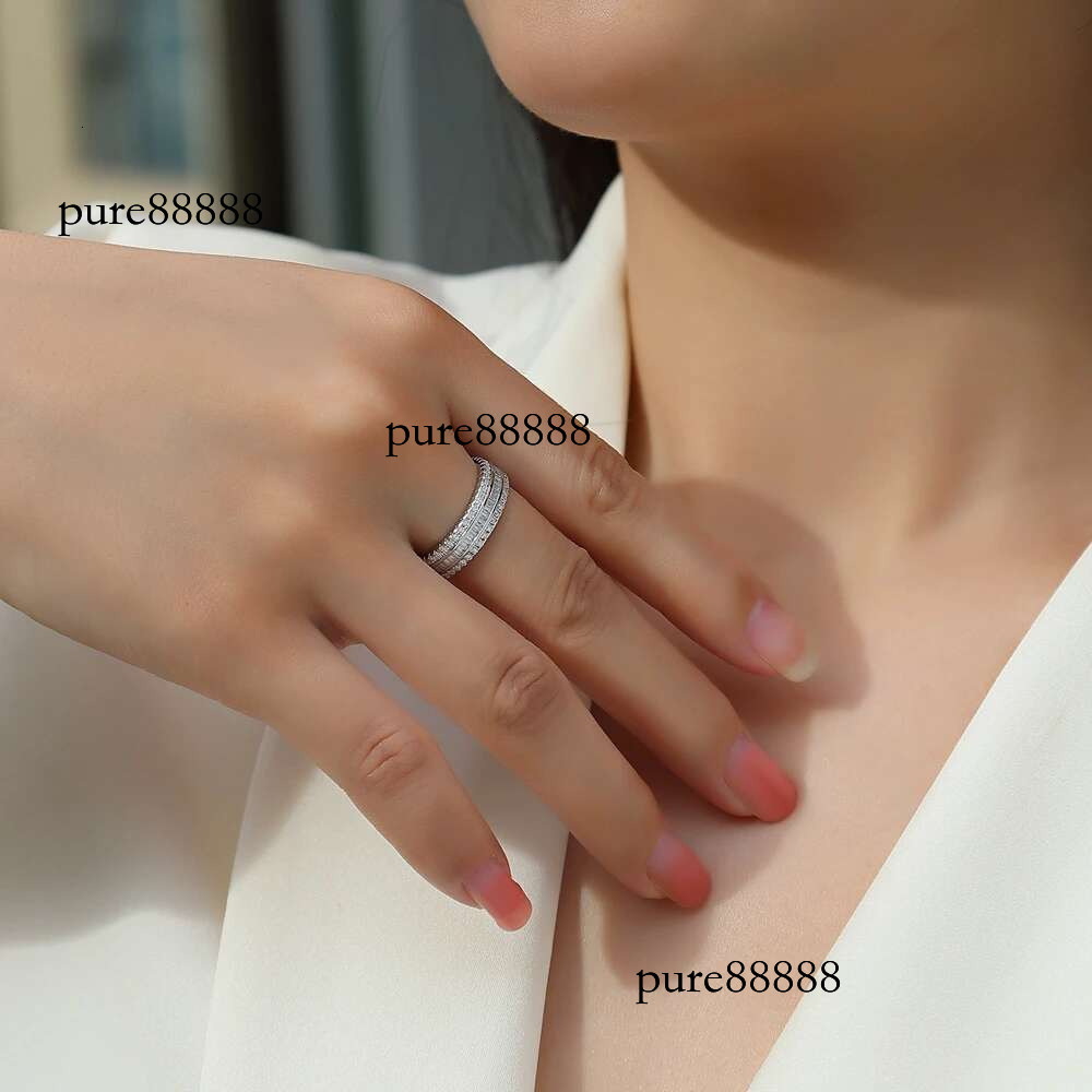 WUIHA 100% Sterg Sier Sparkg GRA Moissanite Dias Wedding Engagement Ring for Women Anniversary Gift Fine Jewelry