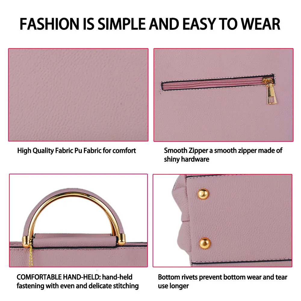Ship from US Women Handbag Shoulder Messenger Bucket Bag Casual Tote Stylish Ladies Large Capacity PU Crossbody 250227FBB