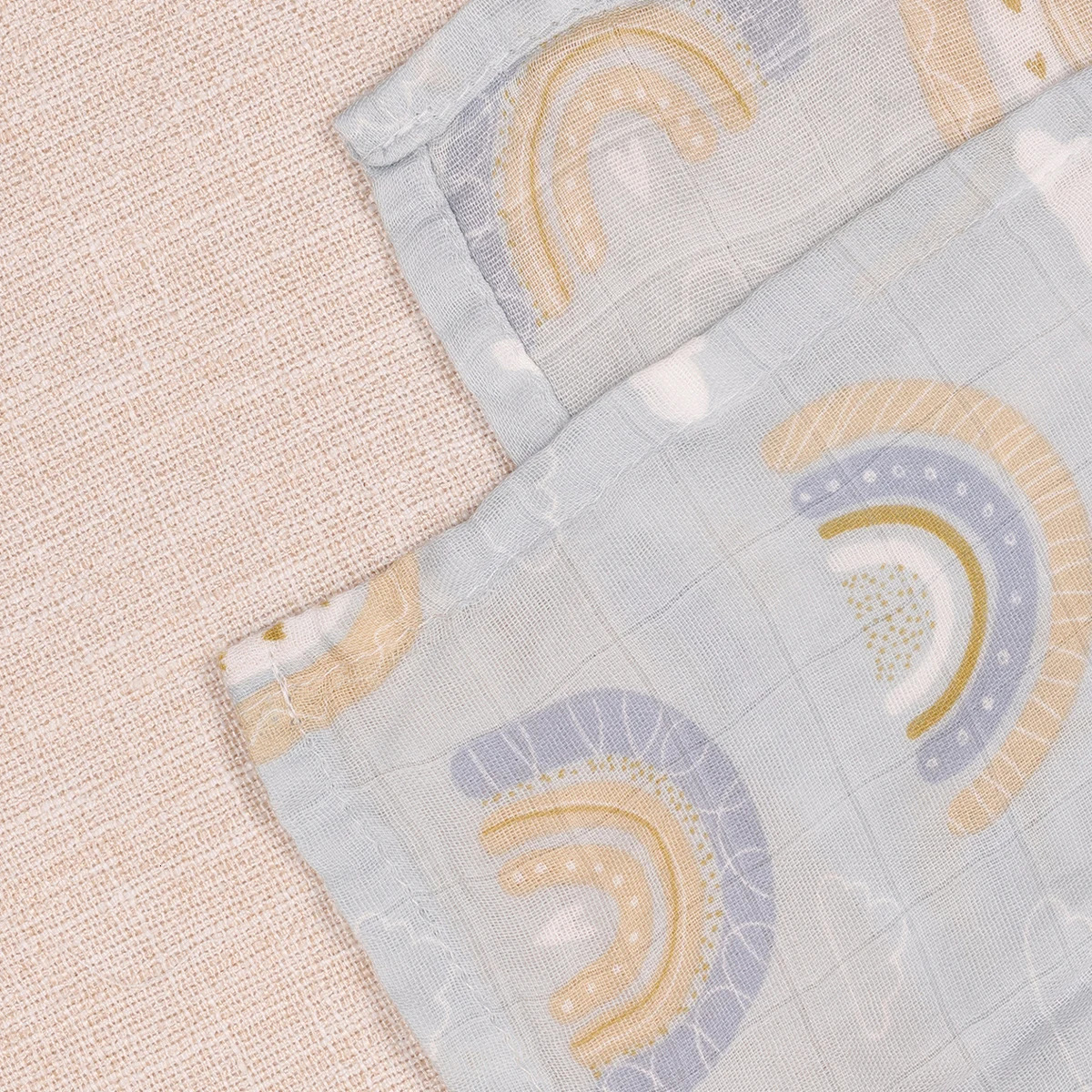 60*60cm 5Pcs Set Multi-Use Feeding Burp Cloth Towel Super Soft Bamboo Cotton Muslin Blankets Baby Burp Cloth Set 250227