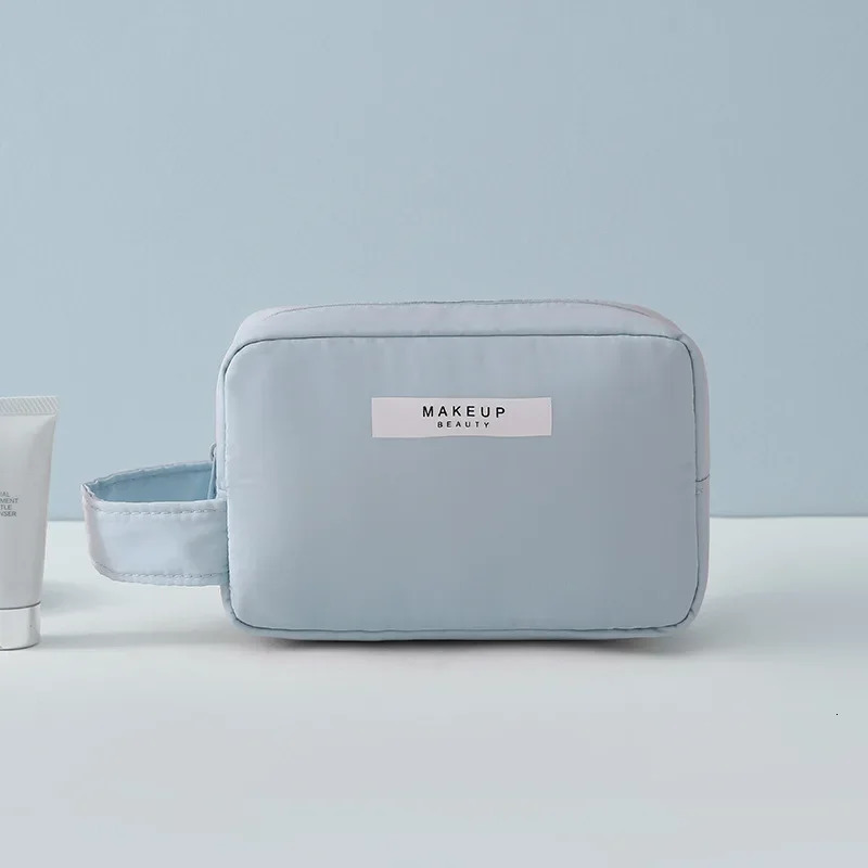 Ship from US Womens Portable Travel Cosmetics Storage Bag with Large Capacity Waterproof Girl Makeup Washing organizer 250227FBB