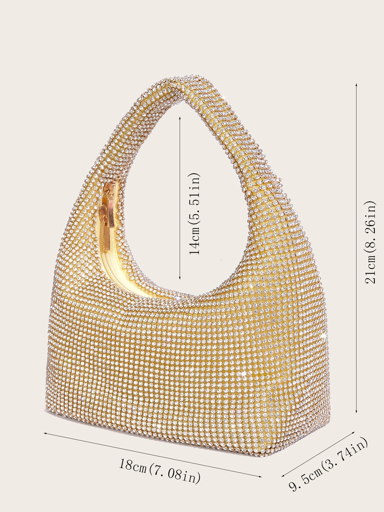 Shiny rhinestone Womens Handbag pop evening dress bag Banquet Ball dinner daily commute 250226