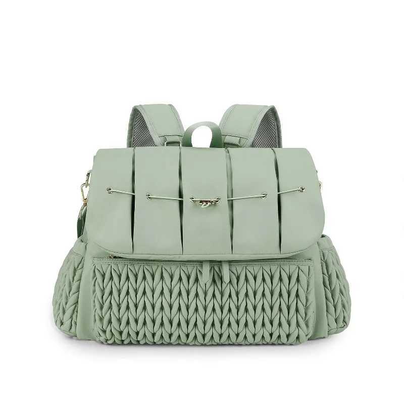 Diaper Bags Diapers large capacity diapers trolley bags waterproof mummies pregnant womens diapers travel bags baby care multifunctional handbags Y250
