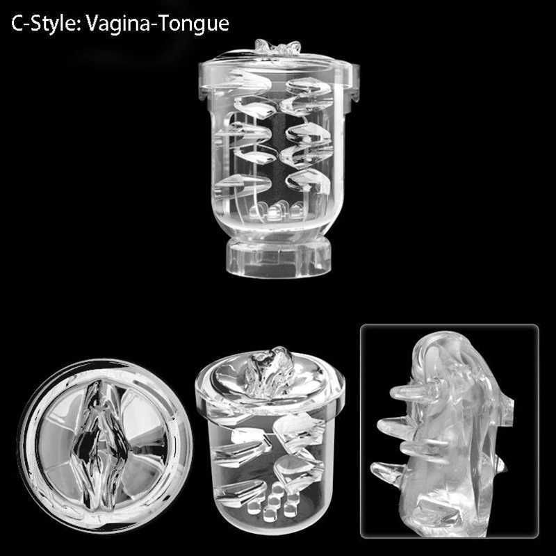 Male Masturbator Inner Replacement Cups for Easy Love Air Sucking Male Masturbator Oral/Vaginal/Anal Inner Replacement PartsXJ250227