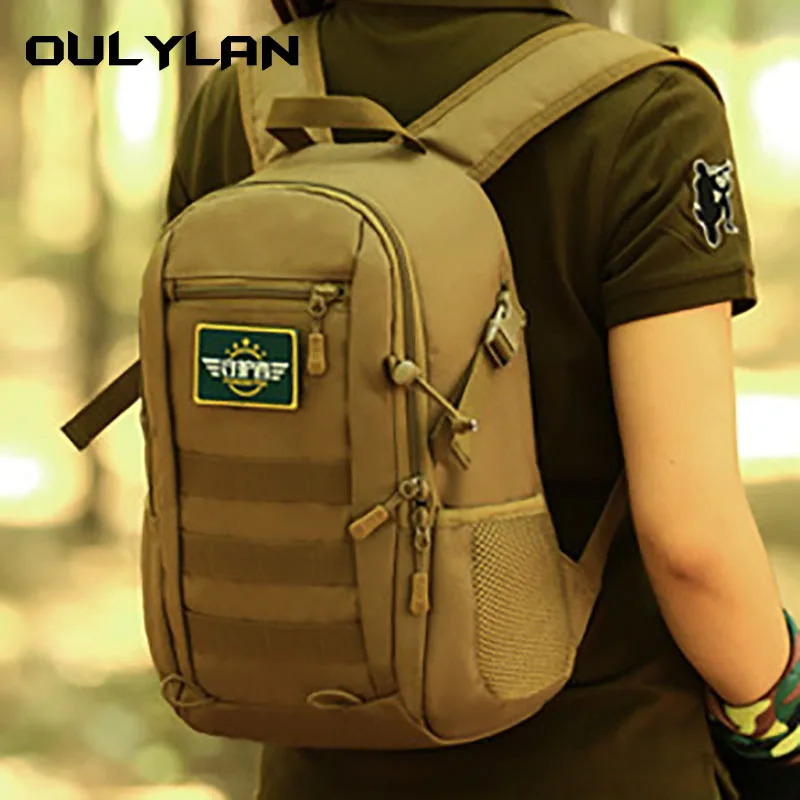 Ship from US Travel Bags Tactical Backpack Men Waterproof Sport Small Camping Mochila Fishing Hunting Rucksacks Outdoor 250227FBB