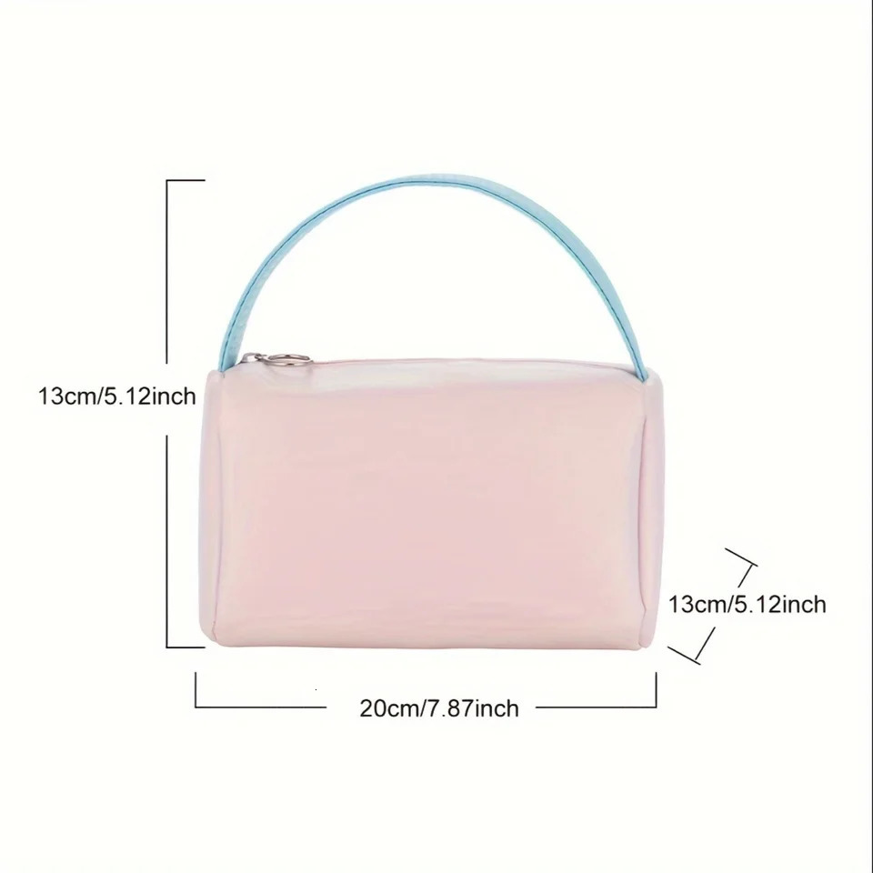 Ship from US 3piece makeup bag set organizer box for womens travel cosmetics with brush 250227FBB