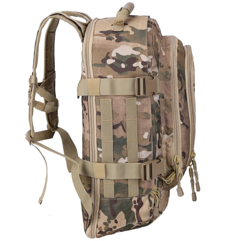 Ship from US 60L Men Tactical Backpack Military Camouflage Backpacks Outdoor Hking Traveling Trekking Hunting Bag Large Capacity 8 Colors Ava 250227FB