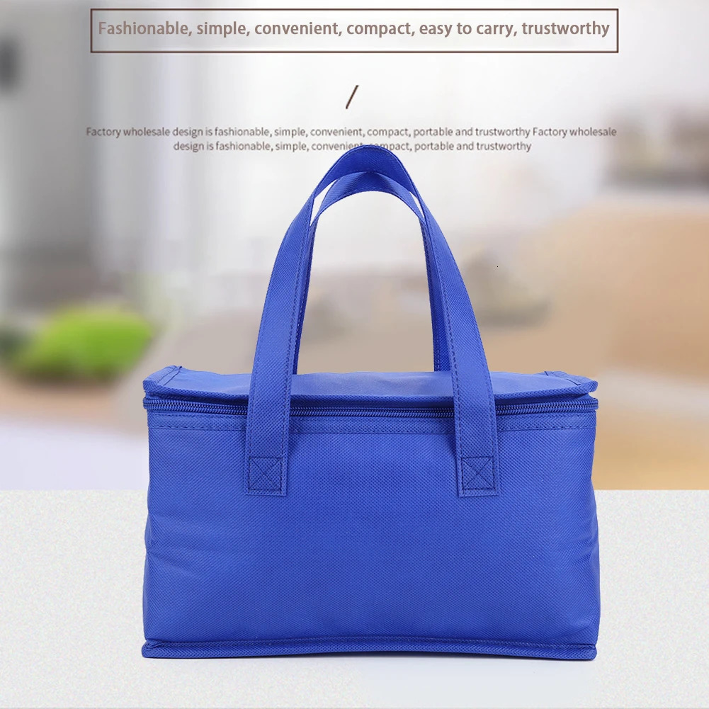 Ship from US Picnic Bag Cookware Storage Food Thermal Portable Lunch Insulation Ice Pack for Beach Road Trip Travel 250227FBB
