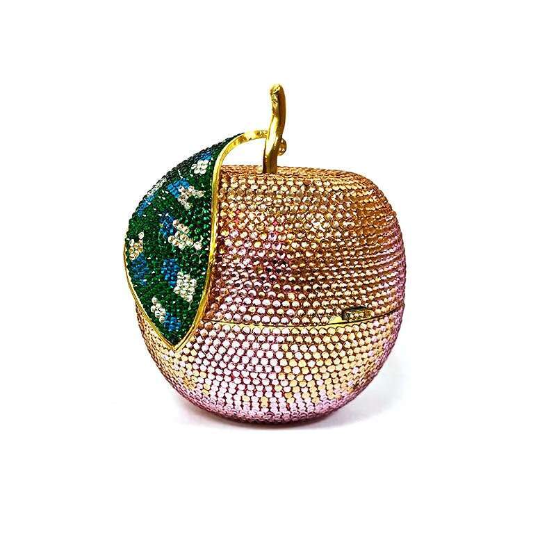 Ladies uries Bridal wedding purses women evening party fruit crystal clutches