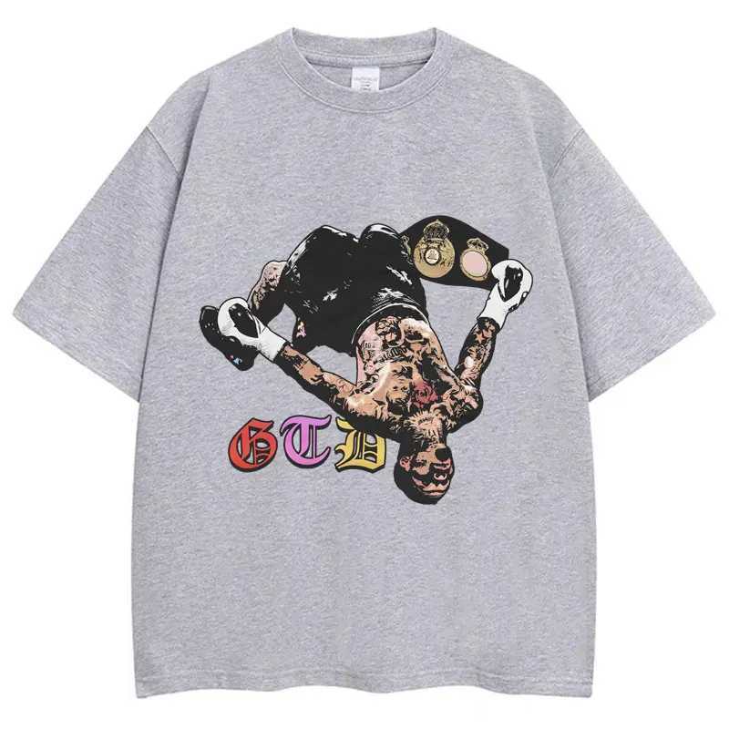 Tank Gervonta Davis Graphic T-shirt Vintage Mens Oversized T Shirts Sport Boxing Cotton Summer Tshirt Strtwear Male X250227