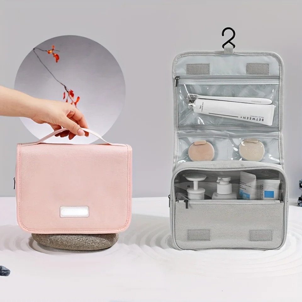 Ship from US Laundry Bag Spacious Multi functional Hook ned for Convenient Organization Waterproof Cosmetics and Compact Travel Accessories 250227FBB