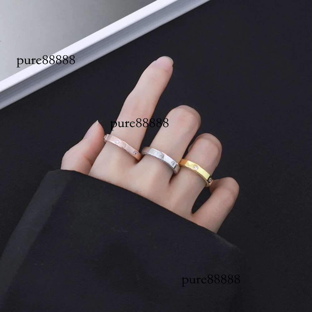 WUIHA Sparkg Sterg Sier Created Moissanite Dias Wedding Engagement Anniversary Ring for Women Gifts Fine Jewelry