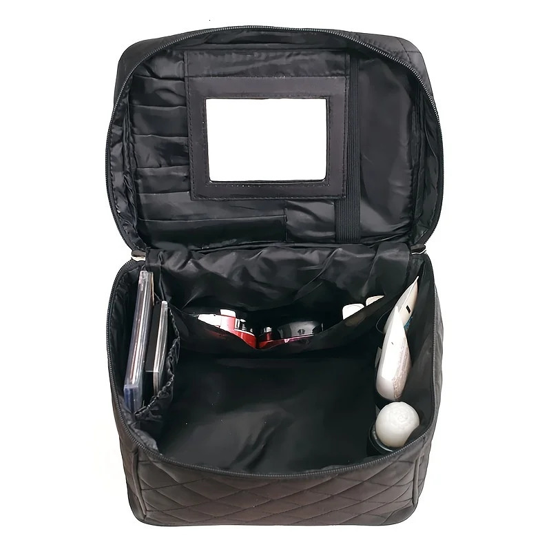 Ship from US Cosmetic Bag Case High Capacity Makeup Waterproof Quality Foldable Travel Organizer Beautician Pouch 250227FBB