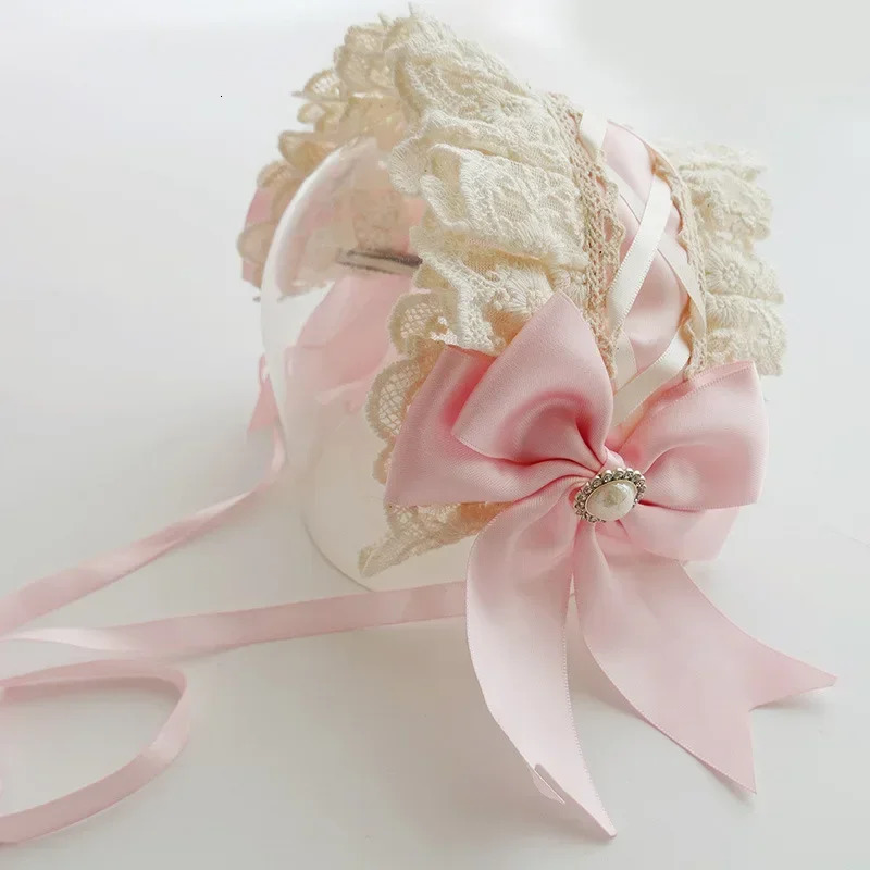 Elegant Children Princess Lolita Girls Toddler Party Bow Headband Infant Clips Cute Hairband Baby Spanish Hair Accessories Eid 250227