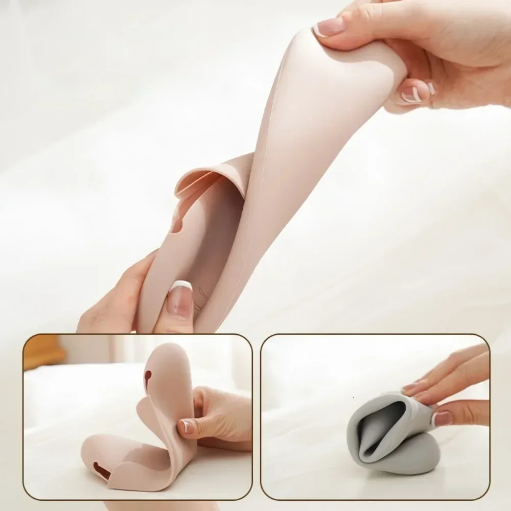 Ship from US Travel Makeup Brush Holder Silicon Cosmetic Brushes Portable Bag for Getting Ready Travelling Case Organizers 250227FBB
