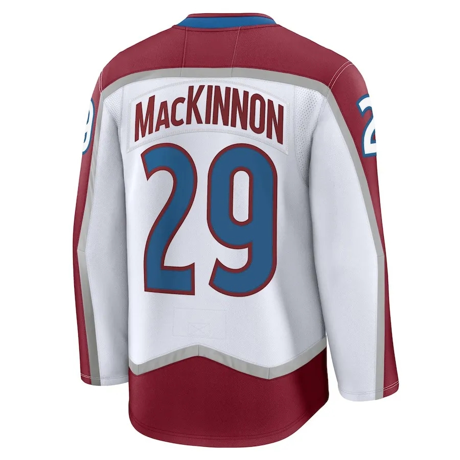 29 Nathan Kinnon colorados hockey jersey Cale Makar Mikko Rantanen Gabriel Landeskog Alexandars Georgiev Manson Devon Toews jerseys This baseball unif