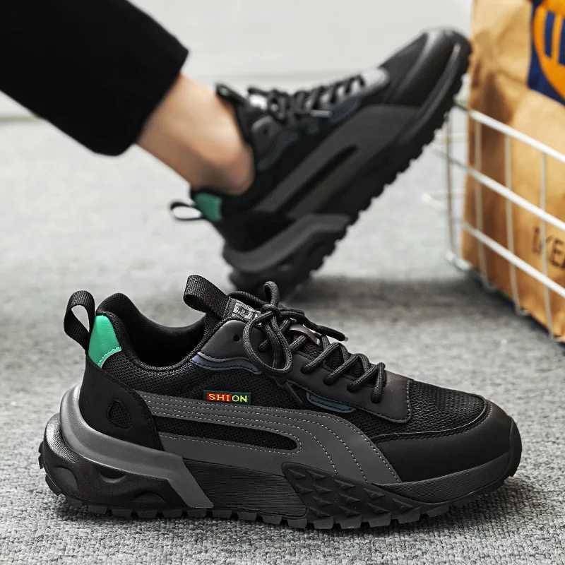 NEW Top Sneakers Lace-Up Mens Platform Breathable Quality 2024 M Running Shoes For Men Mesh Outdoor Casual Sports Shoe Atillas Z250224
