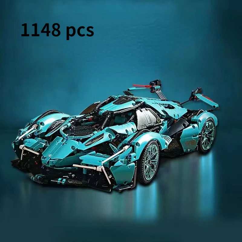 2023 Building Blocks Concept Edition Sports Car is Racing Building Blocks B Model Overspeed Car Toy Childrens gift Y250227