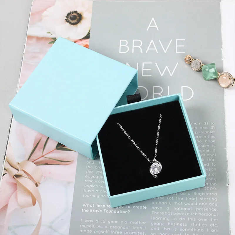 12pcs Drawer Jewelry Box Ring Necklace Box Black Earring Bracelet Jewelry Organizer Packing Display Jewelry Boxes and Packaging 250222